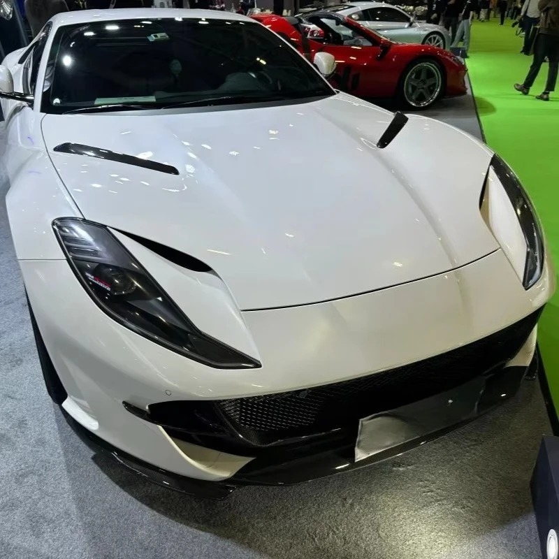 N Style Dry Carbon Fiber Small Surround Body Kit for  812 Modification, Front Lip, Side Skirt, Rear Diffuser, Tail Wing